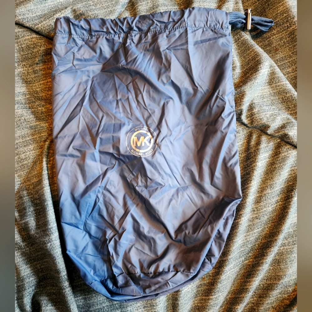 Michael Kors Blue-Grey Drawstring Dust Bag